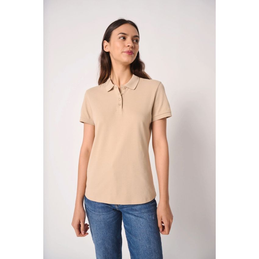 Polo de piqué para mujer