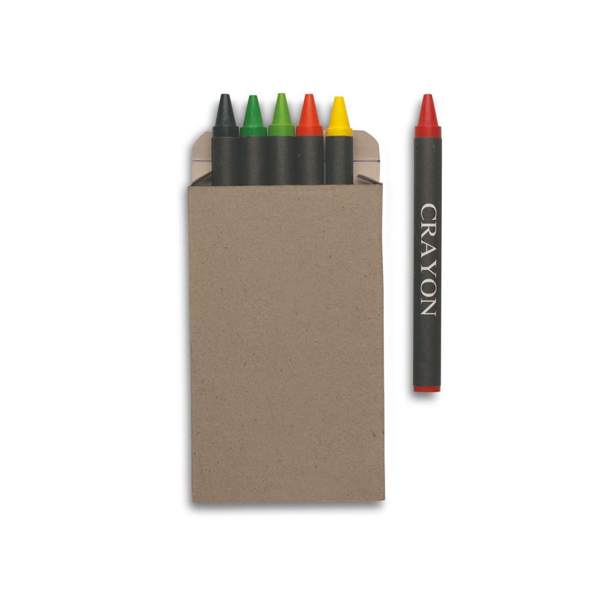 Estuche 6 lápices de cera