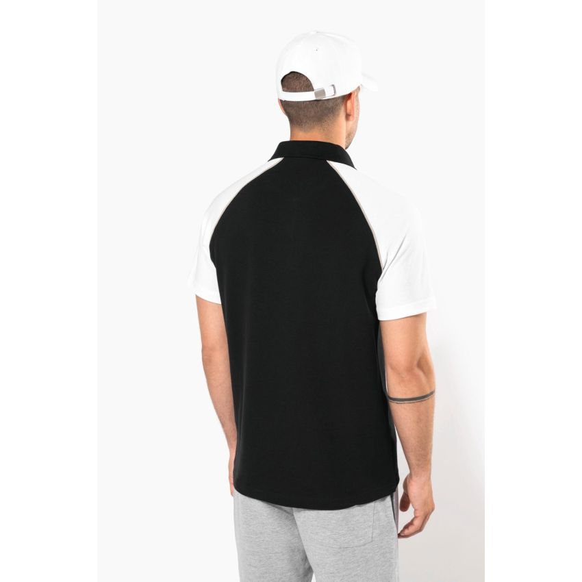 Polo de hombre bicolor