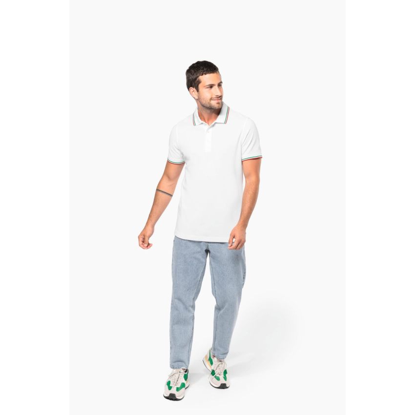 Polo de piqué de manga corta