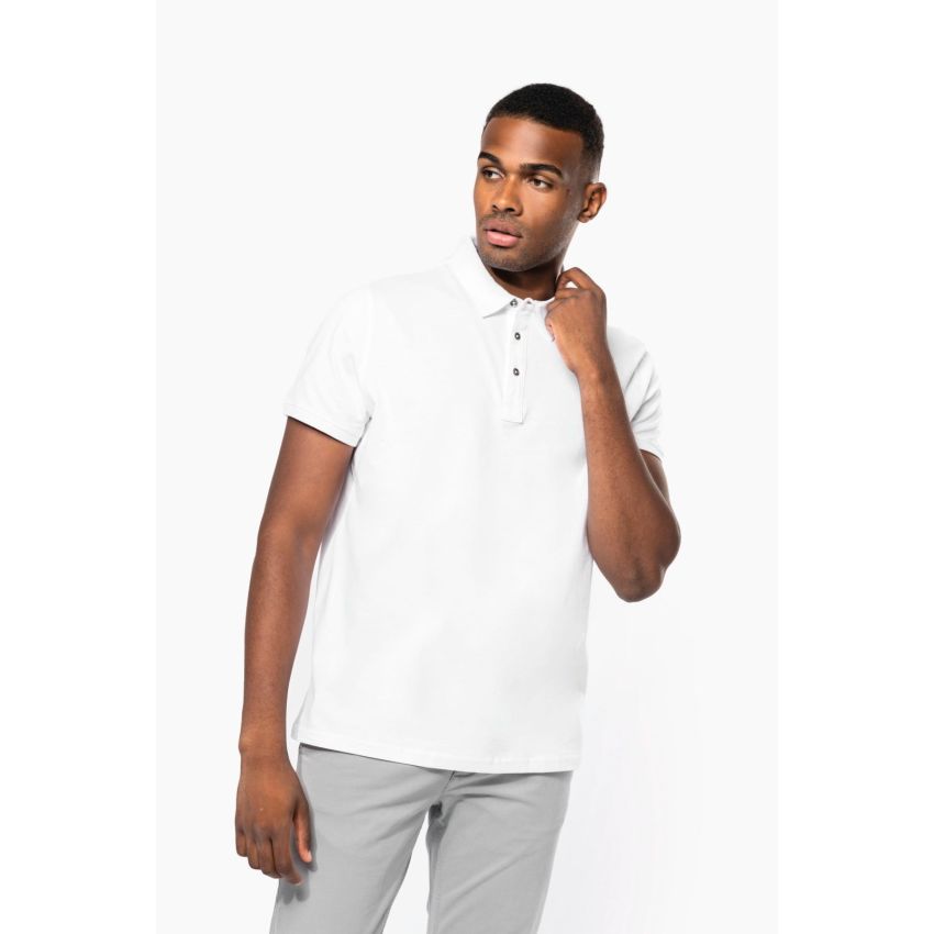 Camiseta polo de hombre de manga corta