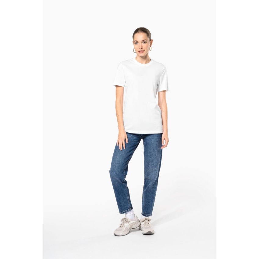 Camiseta de manga corta unisex de cuello redondo
