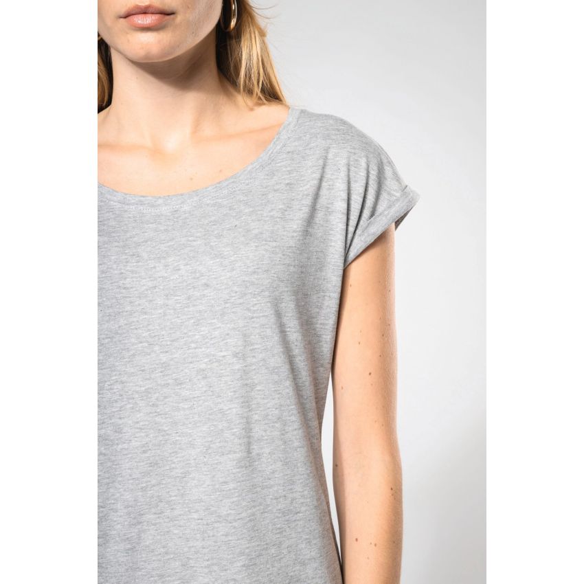 Camiseta larga de mujer