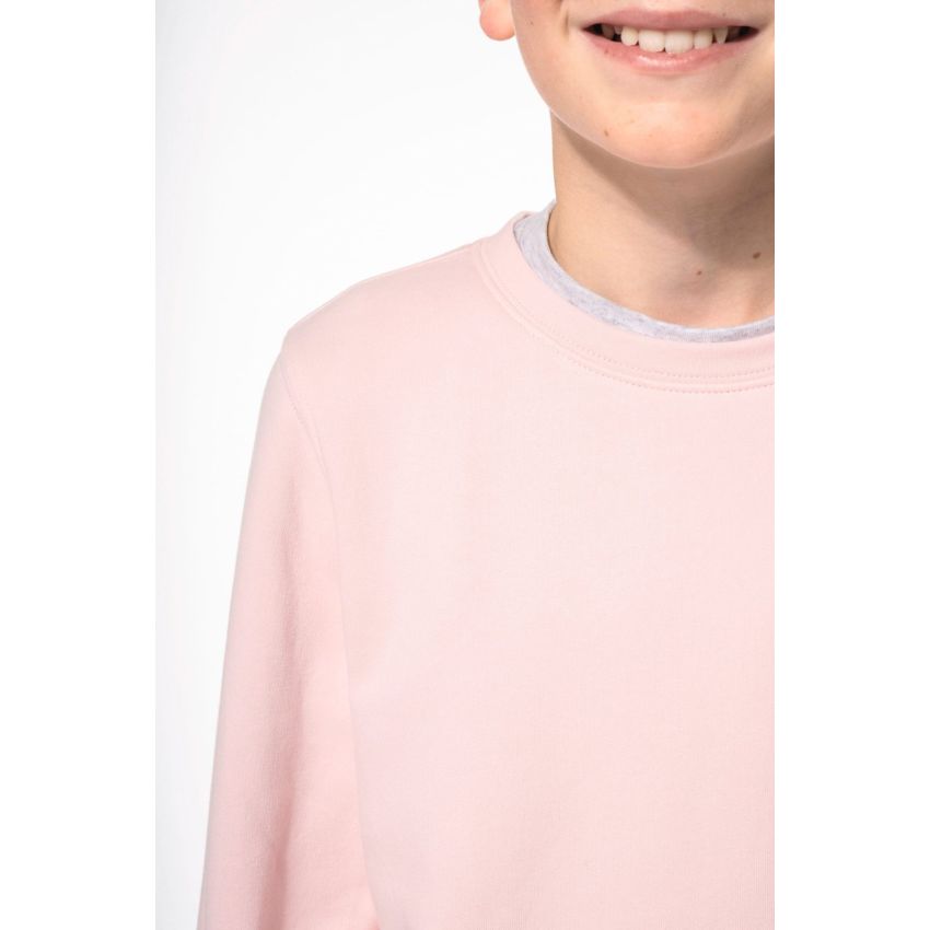 Sudadera ecológica de niño con cuello redondo