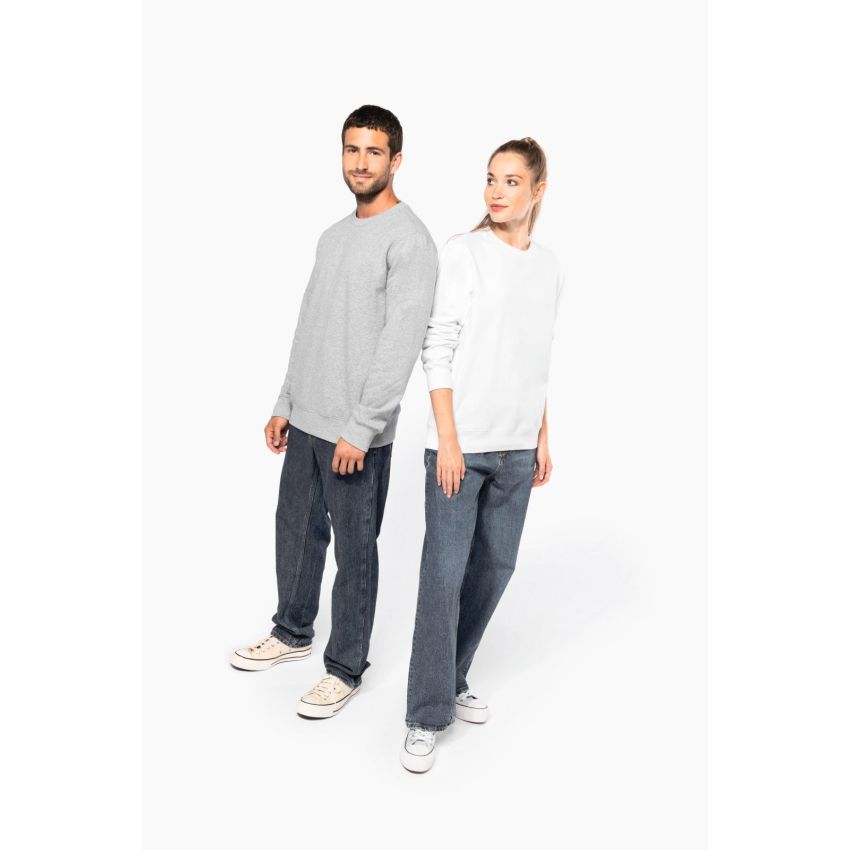 Sudadera cuello redondo 80/20 unisex