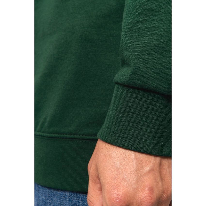 Sudadera cuello redondo reciclada unisex