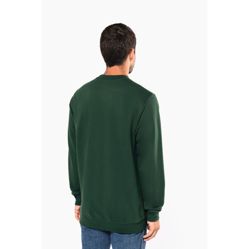 Sudadera cuello redondo reciclada unisex