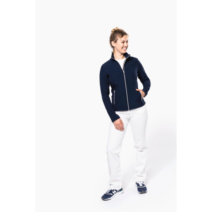 Chaqueta softshell de mujer de 2 capas