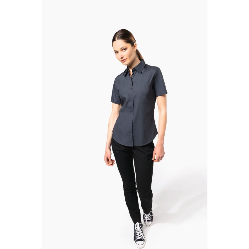 Camisa de mujer de manga corta con Stretch