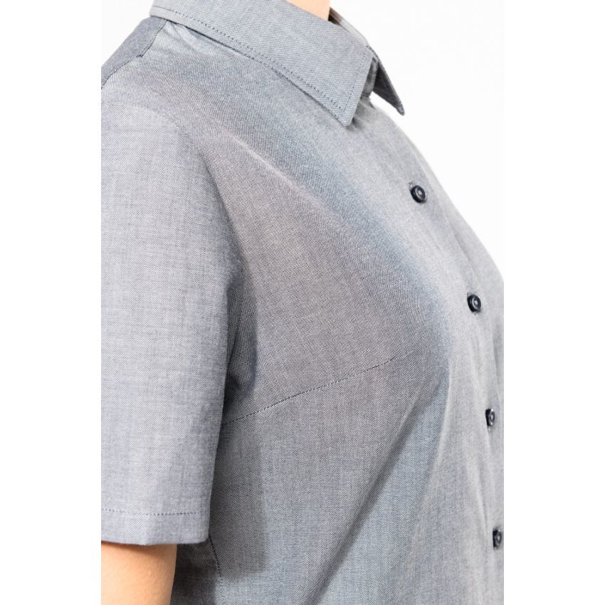 Women's short sleeve easy-care Oxford shirt