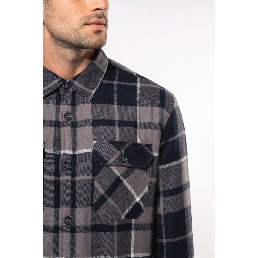 Camisa de cuadros con forro de borreguito