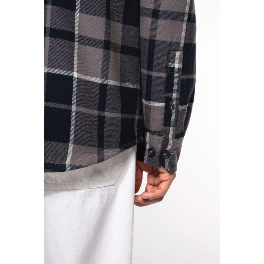 Camisa de cuadros con forro de borreguito