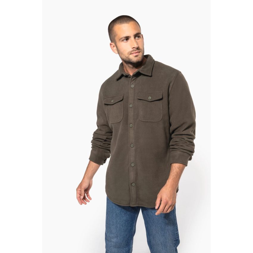Camiseta polar con forro de sherpa