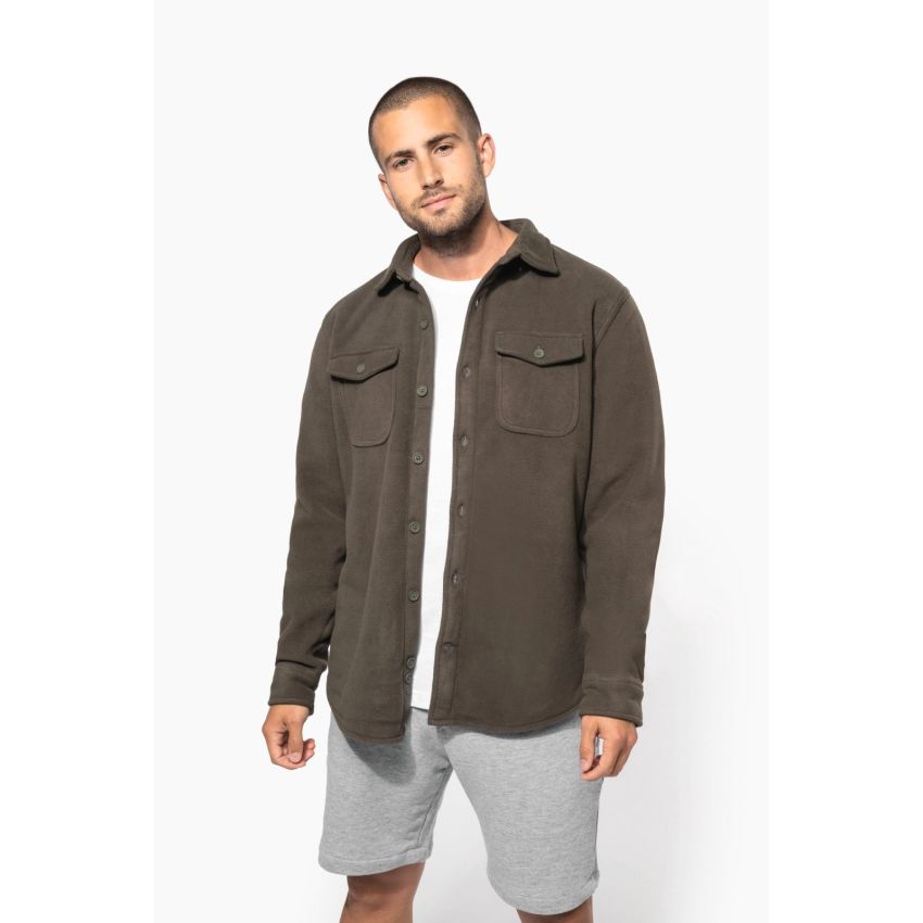 Camiseta polar con forro de sherpa