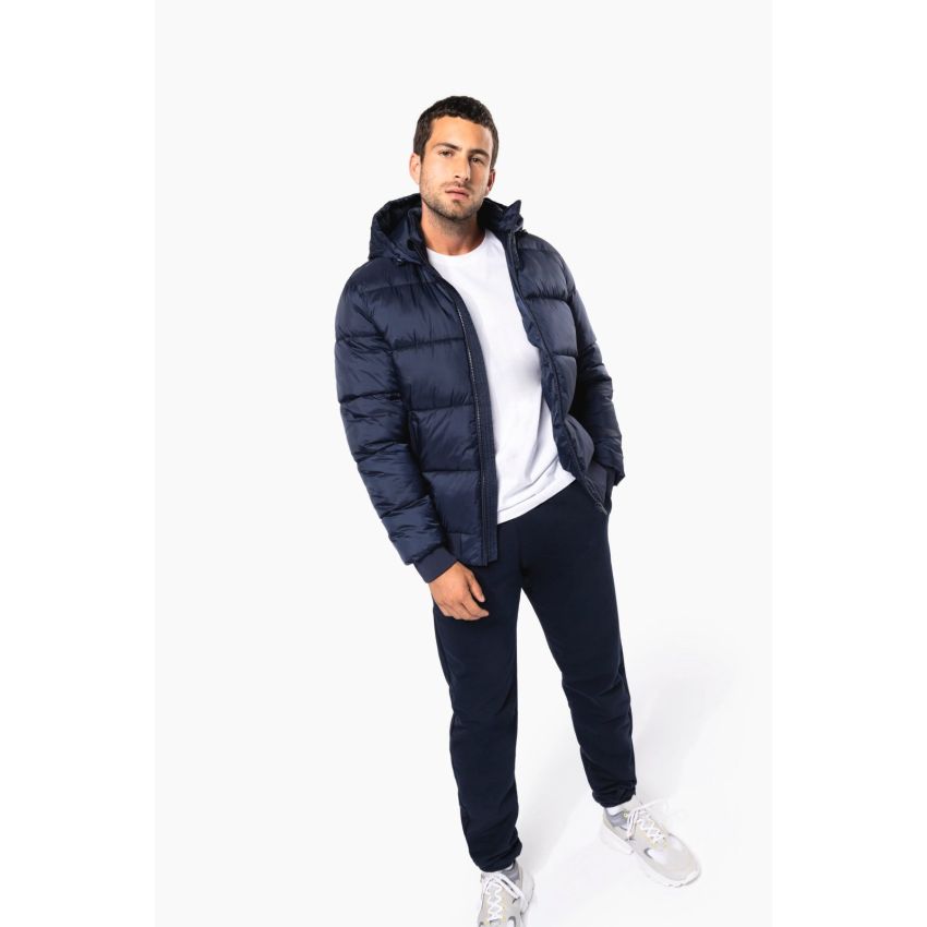 Chaqueta cortavientos de ripstop reciclado con capucha unisex