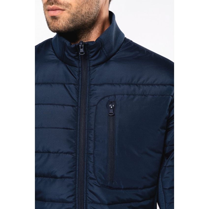 Cazadora bicolor de hombre