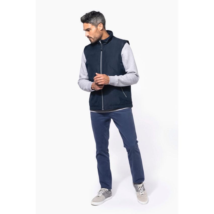 Men's fleece-lined vest