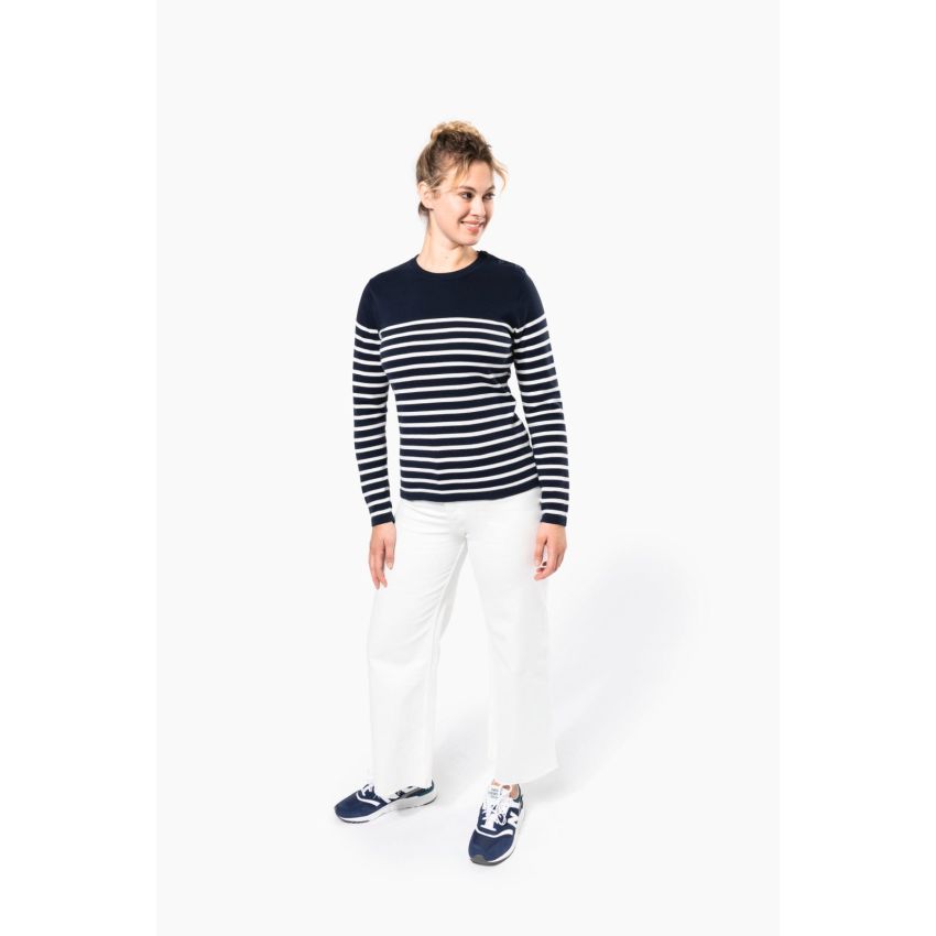Camiseta estilo marinero de mujer