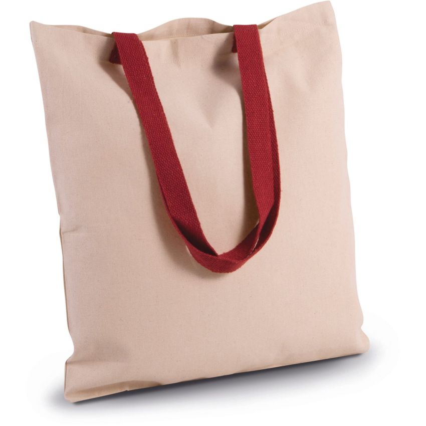 Bolsa de compras con asas en contraste