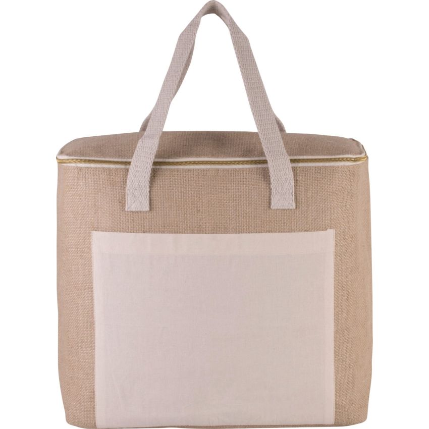 Bolsa isotérmica de yute - modelo grande