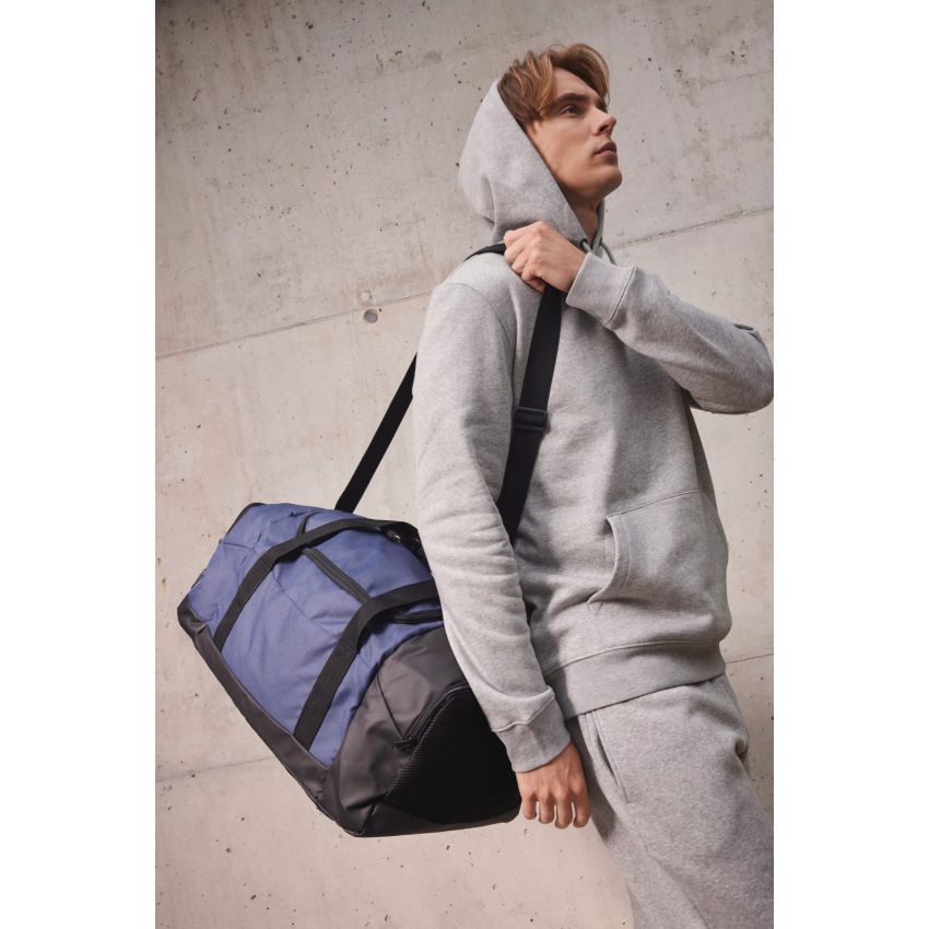 Bolsa de deporte reciclada con doble compartimento lateral