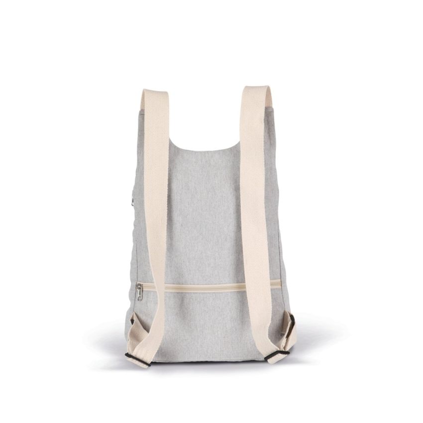 Mochila reciclada con bolsillo trasero antirrobo