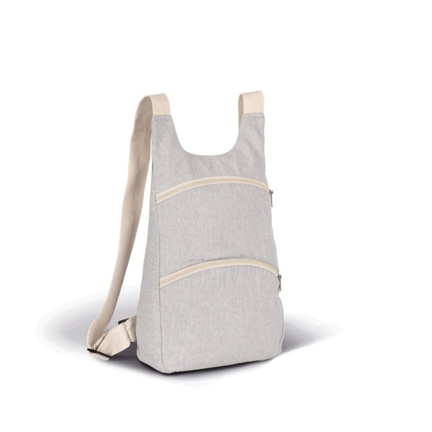 Mochila reciclada con bolsillo trasero antirrobo