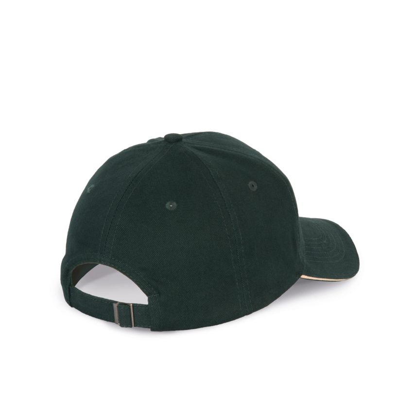 Gorra con sandwich en contraste 6 paneles