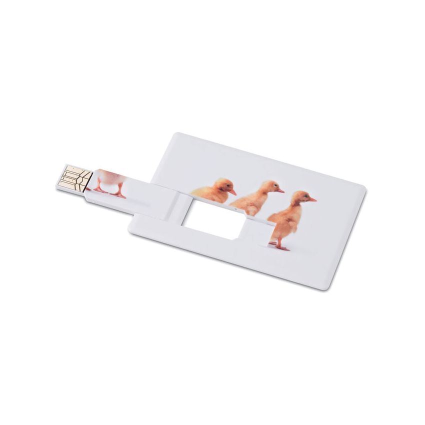Tarjeta de crédito. Memoria USB 16GB.