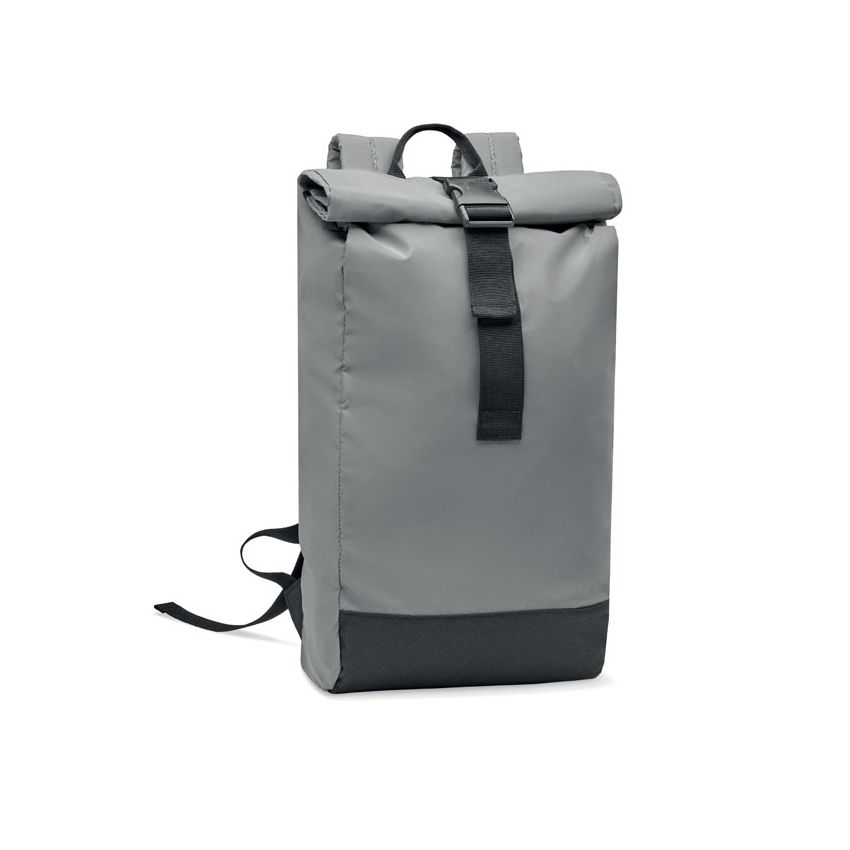 Mochila enrollable reflectante