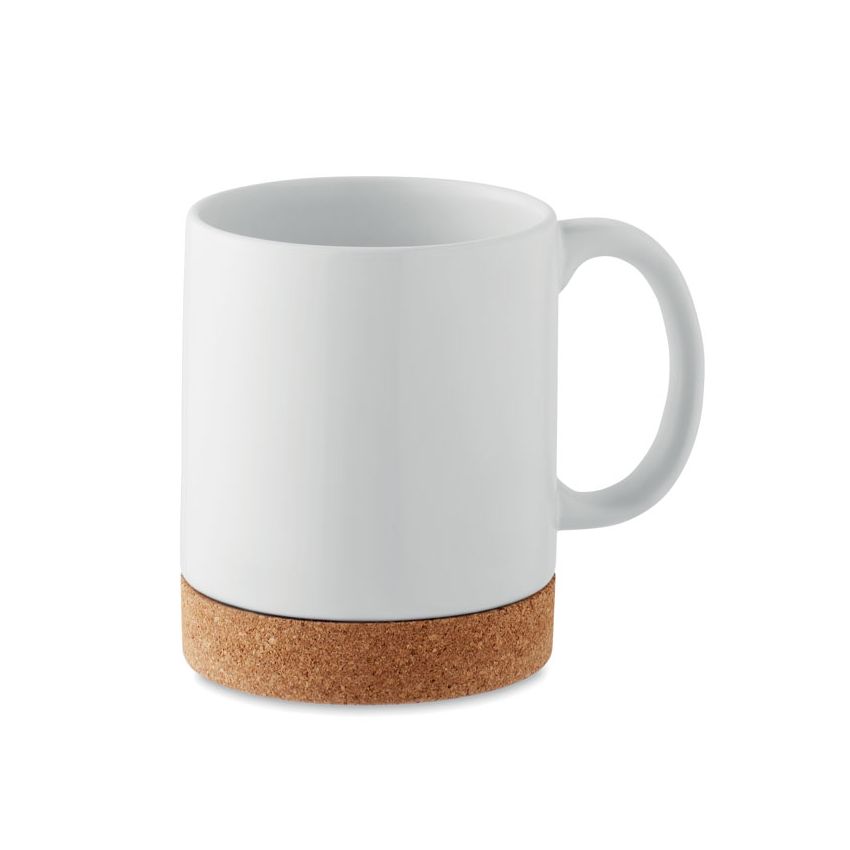 Taza de cerámica con corcho