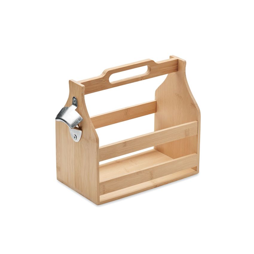Caja para 6 cervezas de bambú