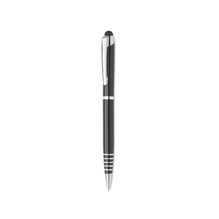 Reusable recycled aluminum ballpoint pen
