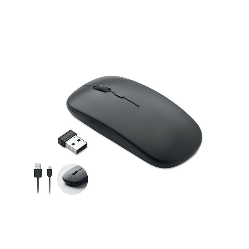 Ratón óptico inalámbrico ABS