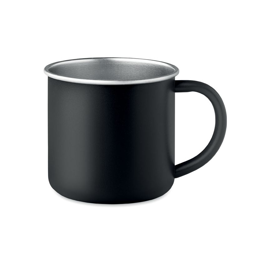 Taza de acero inoxidable reciclado