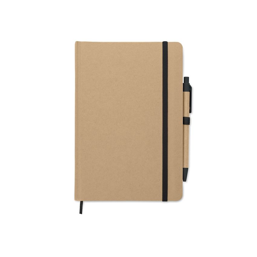 Cuaderno A5 de cartón reciclado