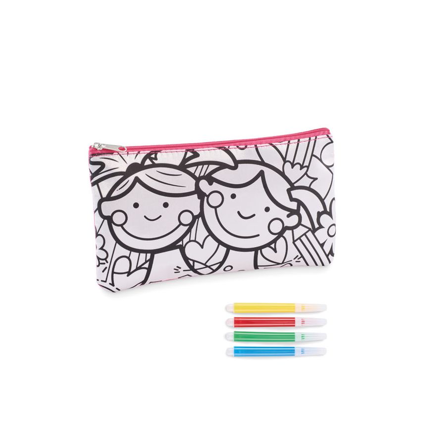 Estuche con rotuladores