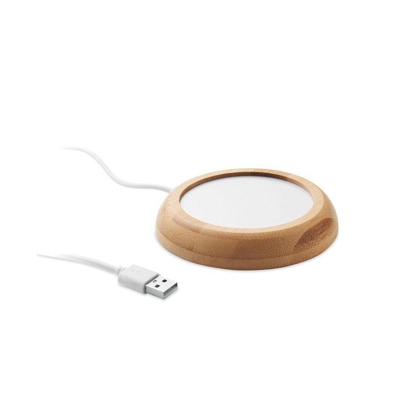 Taza de bambú con USB