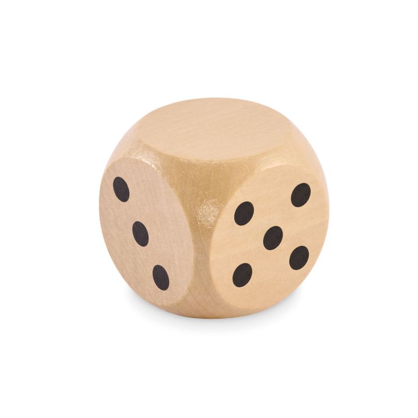 Dados de madera de Schima 5 cm di.