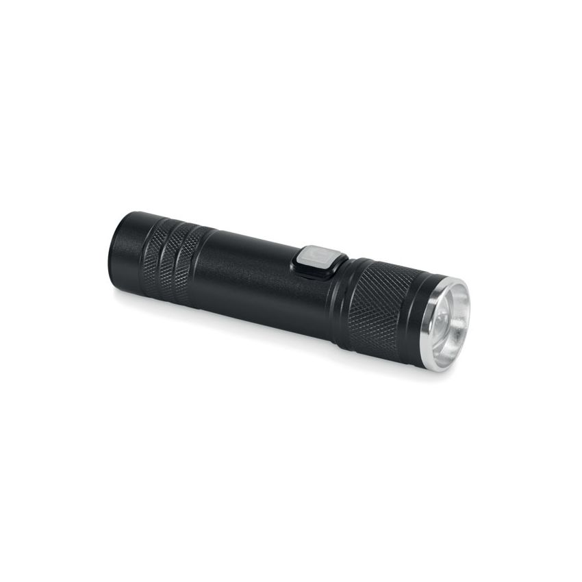 Linterna de luz COB recargable