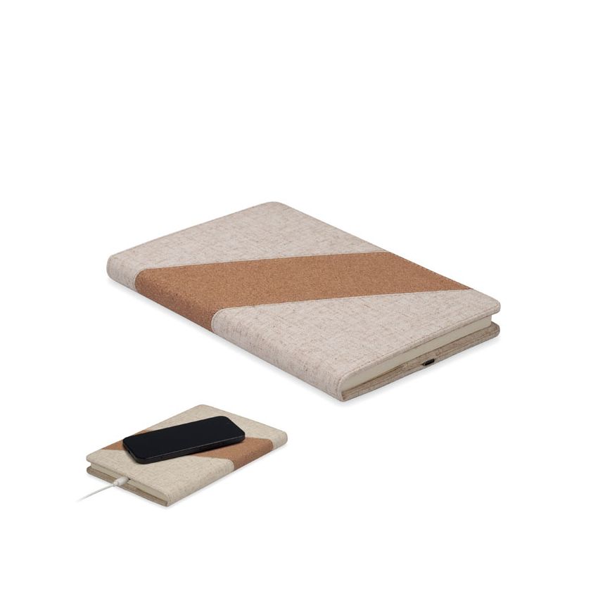 Cuaderno A5 con cargador de 15 W