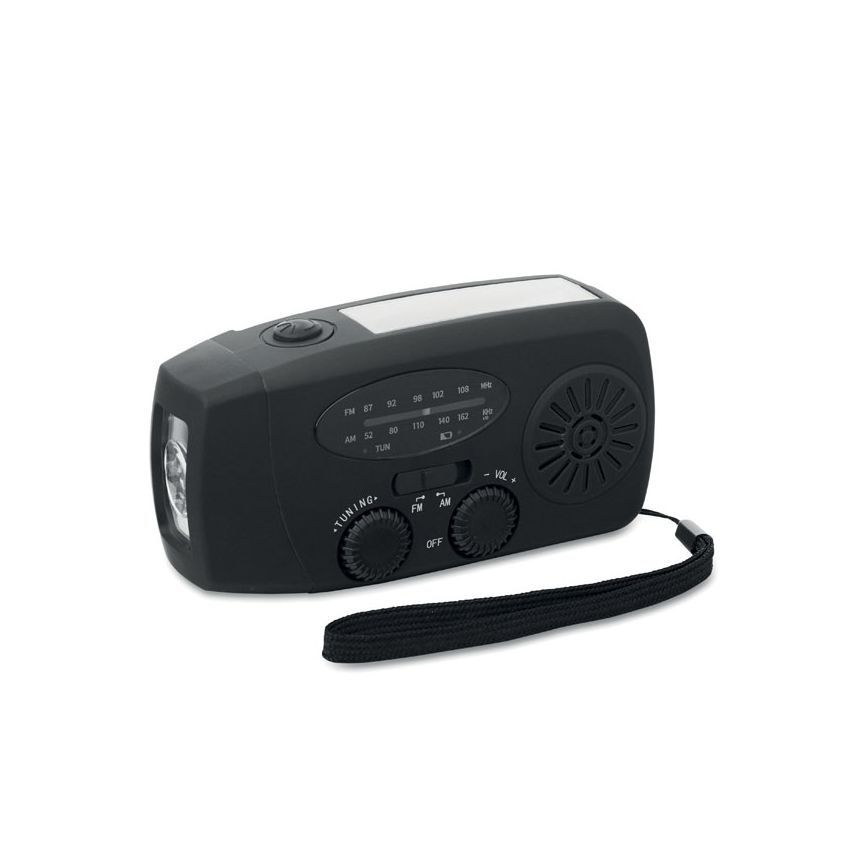 Radio portátil linterna LED