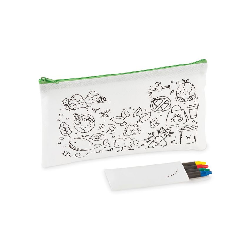Estuche infantil con 4 lápices