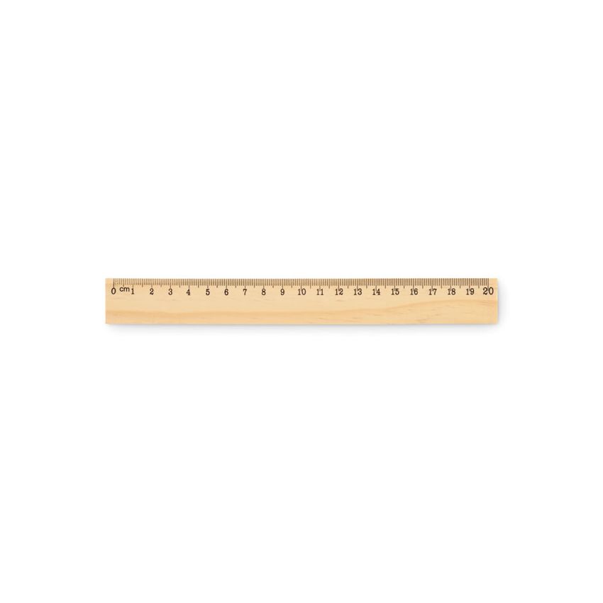 Regla de madera de 20 cm