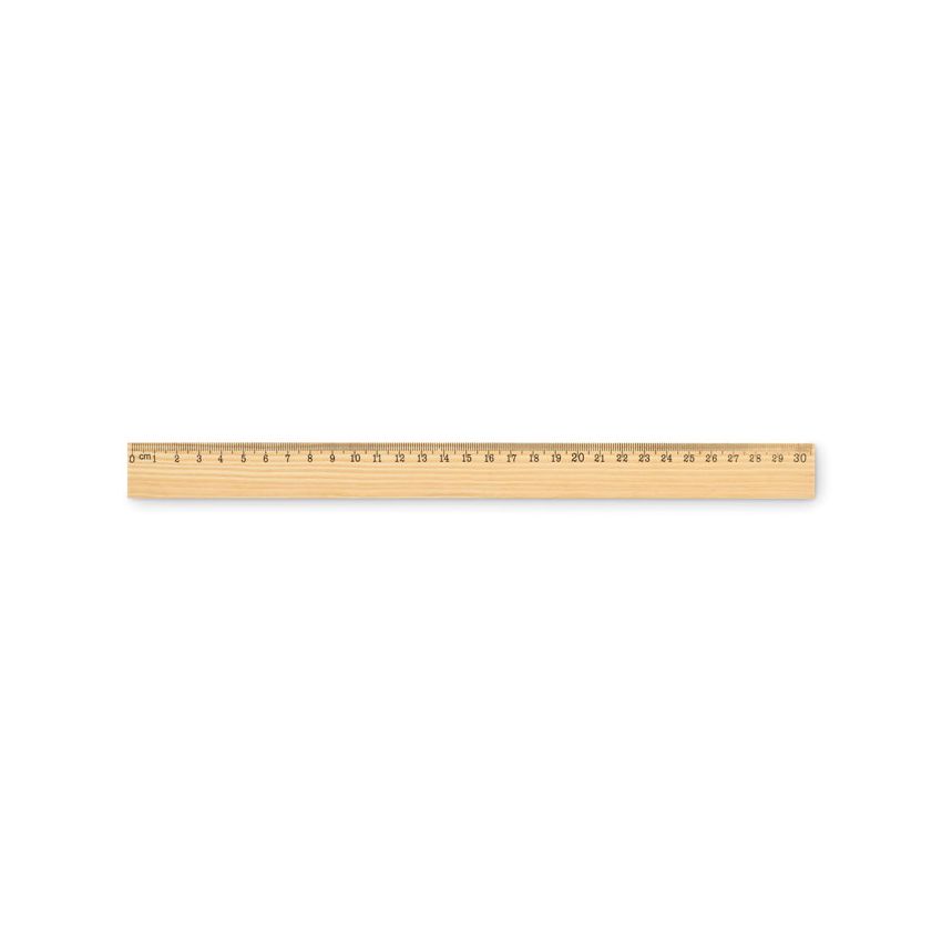 Regla de madera de 30 cm