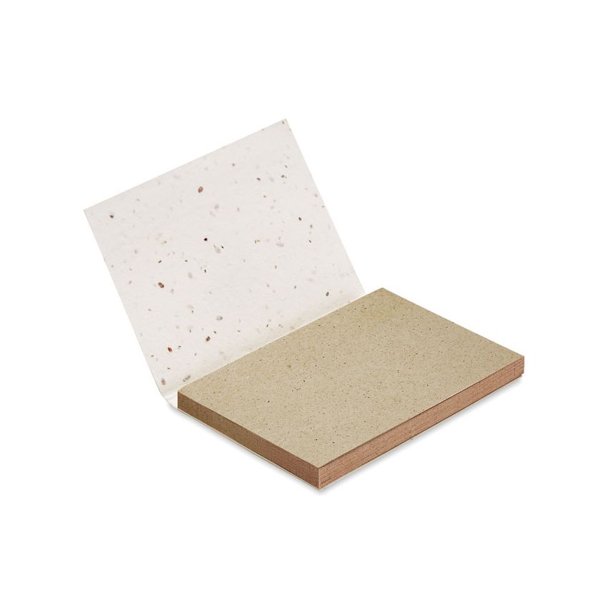 Bloque de notas papel sin herb.