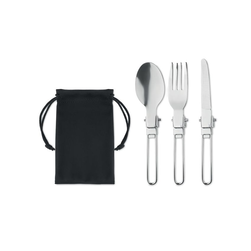 Set de 3 cubiertos para acampada