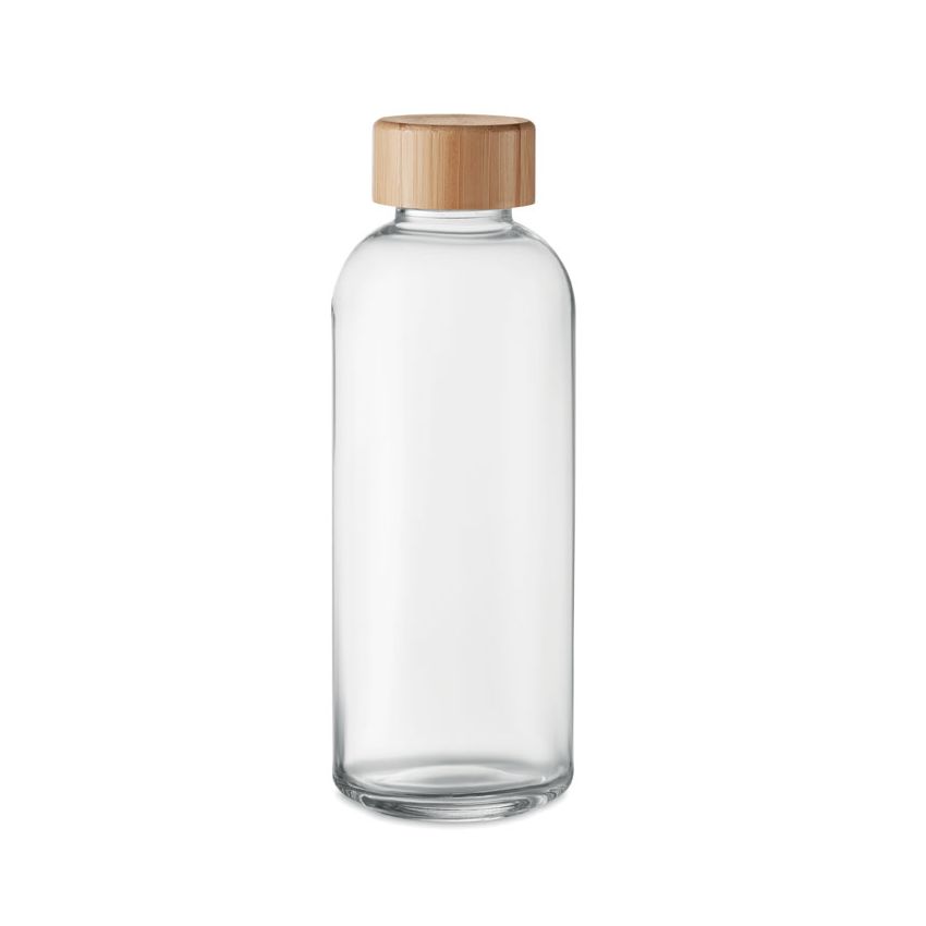 Botella de 650 ml, tapa de bambú