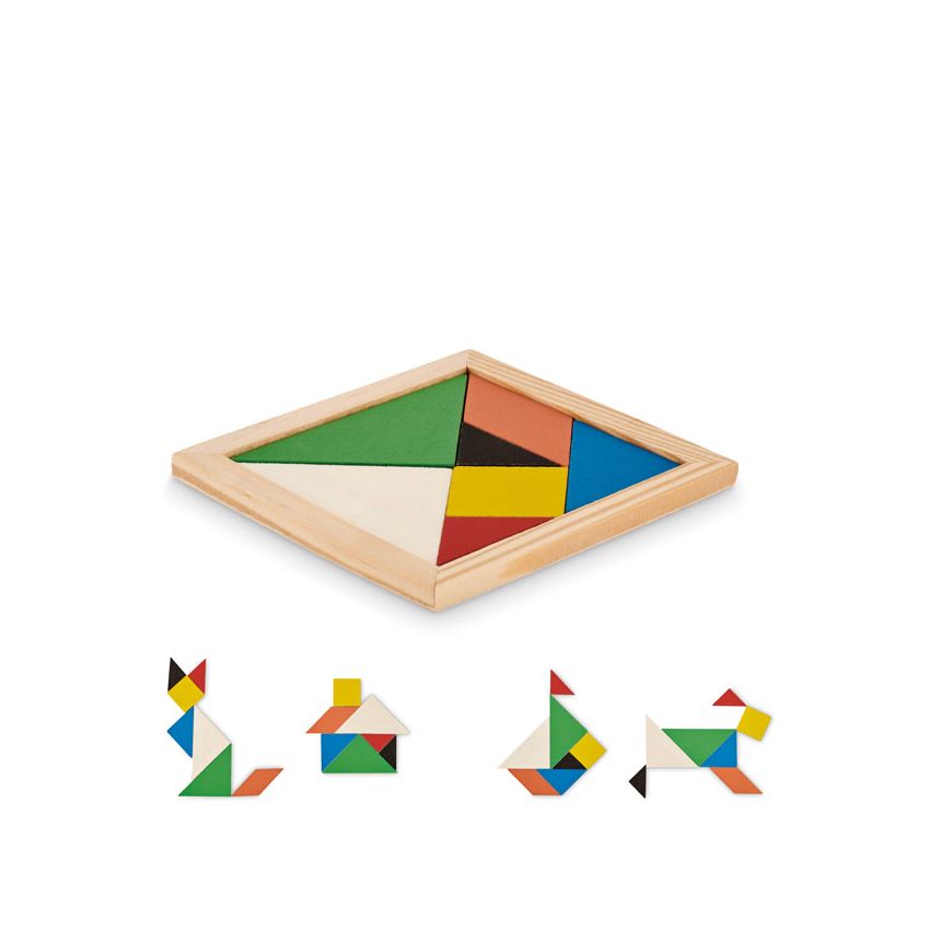 Puzzle Tangram de madera