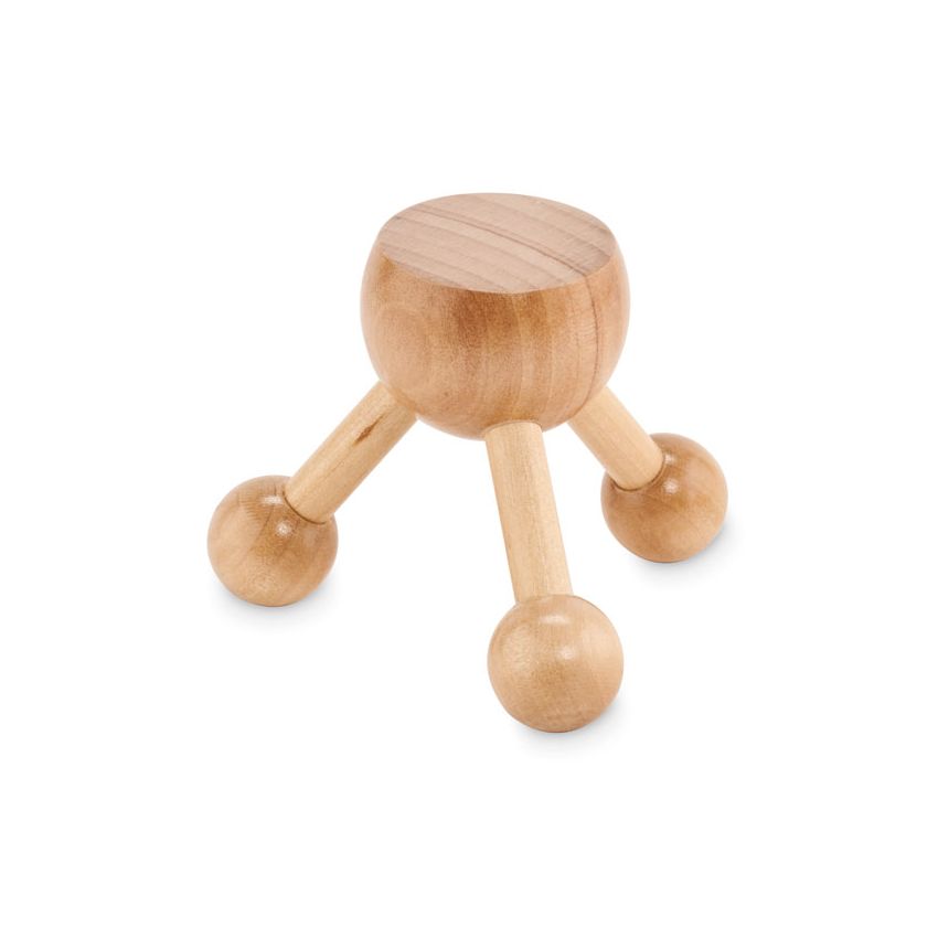 Masajeador manual de madera